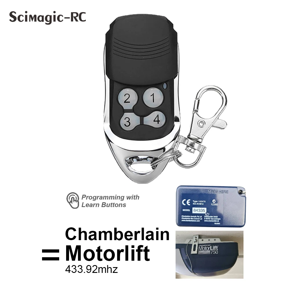 Chamberlain MotorLift 750 Fernbedienung 433,92 mhz Modell 84335 84335E