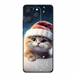 Sleek Black Silicone TPU Soft Back Cover - Fashionable Phone Case for Realme 15T 5G (Picture 59)
