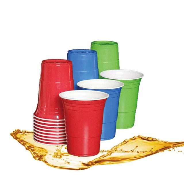 Disposable Plastic Cups Party 200ml  Red Party Cups Disposable Plastic -  50 Pcs - Aliexpress