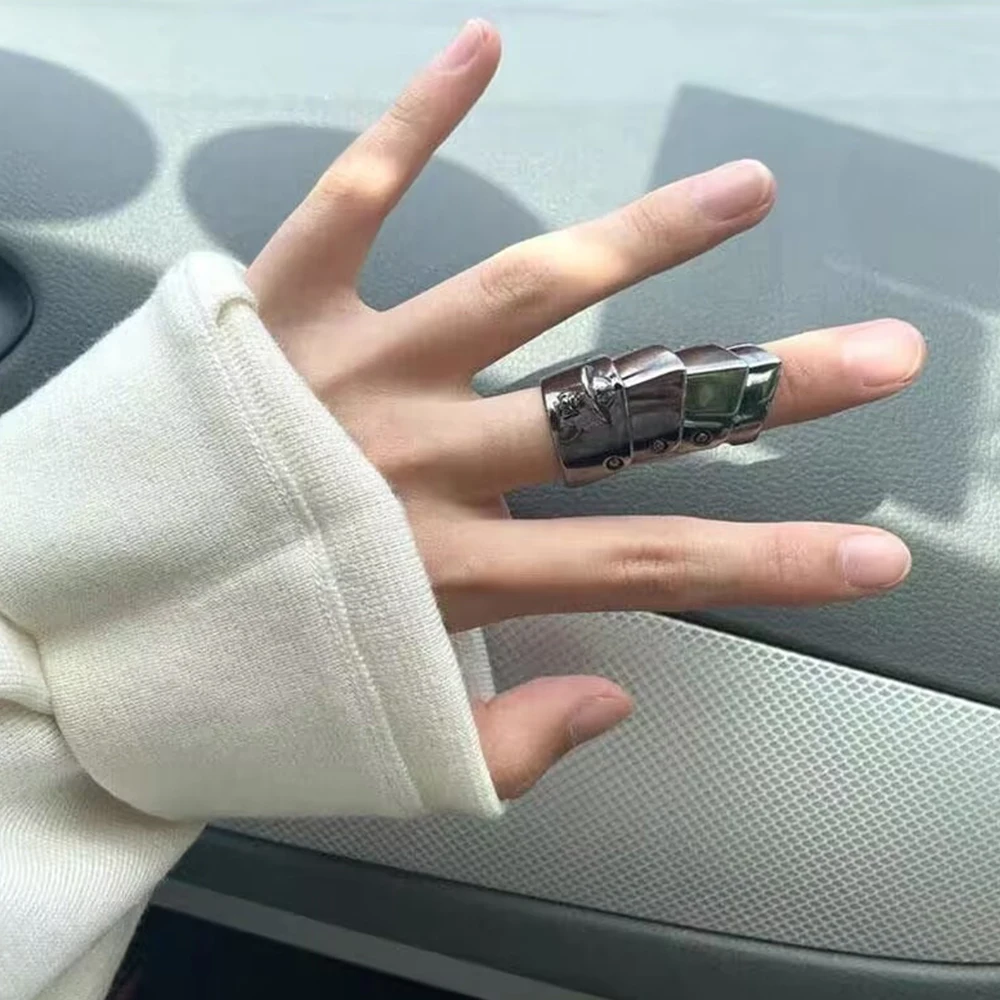 Anime Oosaki Nana Cosplay Metal Ring Armor Knuckle Finger Rings Hip Hop Party Prop
