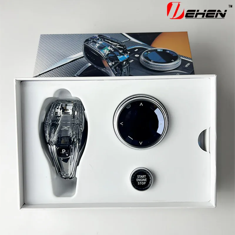 크리스탈 기어 시프트 노브 볼륨 버튼 세트, BMW G05 G06 G07 G14 G26 F44 G01 G02 G08 G20 G29, 자동차 인테리어 액세서리, 4 피스
