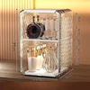 Transparent Cosmetic Box Makeup Jewelry Drawer Desktop Multifunctional Organizer Home Storage Box Light LuxuryCosmetic Organizer 3