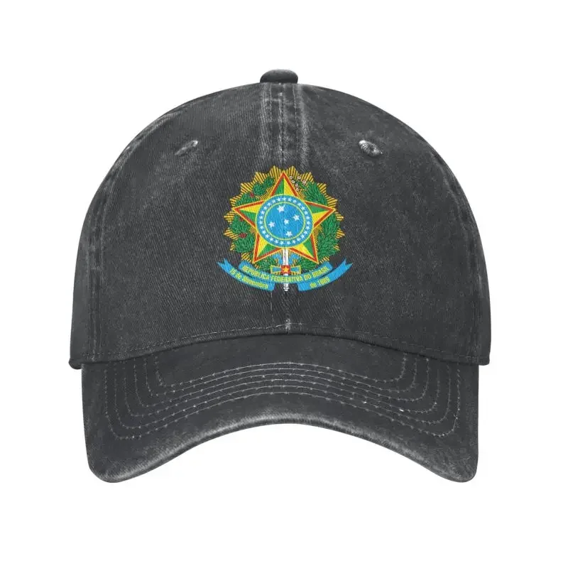 

Fashion Cotton Coat Of Arms Of Brazil Baseball Cap Women Men Breathable Dad Hat Outdoor