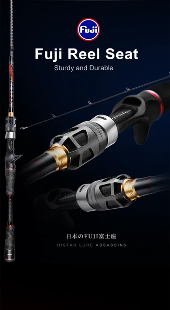 Histar Assassins 4 Sections Portable DKK-SIC Guide Fuji Seat Fast Action  1.68m-2.44m High Carbon Sping&Caster Travel Fishing Rod - AliExpress