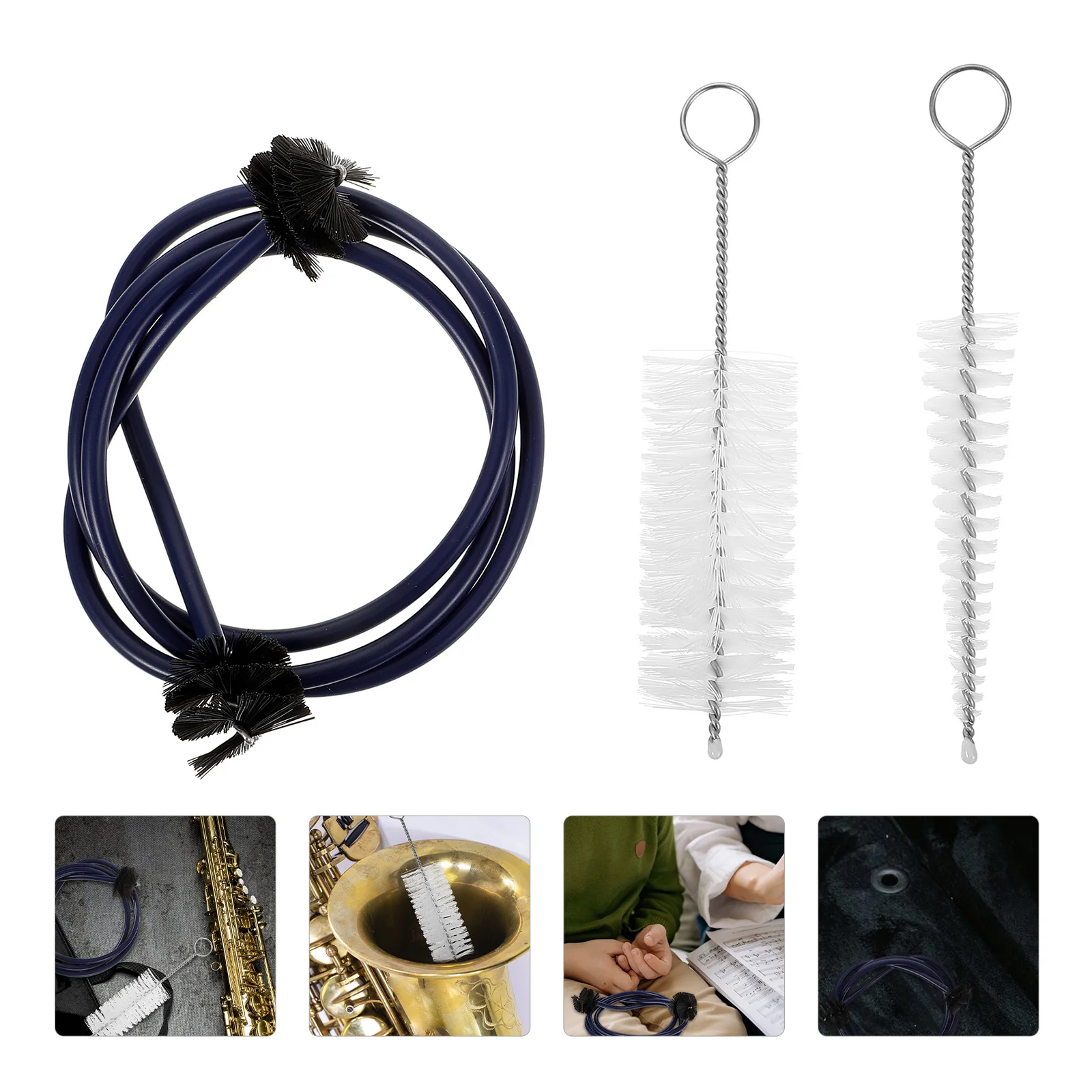 1 Set Trumpet Cleaning Tools Trumpet Pointed Brush Trumpet Accessories