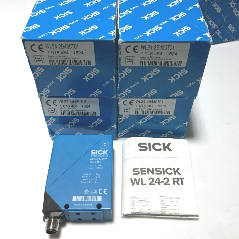 

Factory hot sale photo cell sensor lead wire photoelectric infrared sensors WL24-2B430T01 101848 for sick sensors