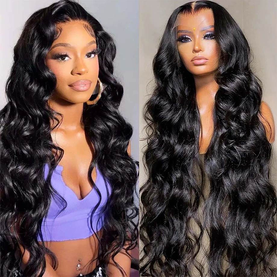 

Body Wave 13x4 Lace Front Human Hair Wig 13x6 HD Lace Frontal Wigs For Women Transparent Pre Cut 6X4 5X5 Glueless Closure Wig