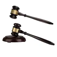 Wooden Mini Mallet Auction Hammer Gavel Decor Cosplay Props for Justice Gifts Auction 1