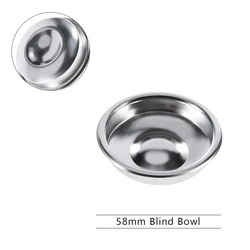 Precision Espresso Pressurized Filter Basket, Single/Double Cup Brewing Tool (58mm Blind Bawl)