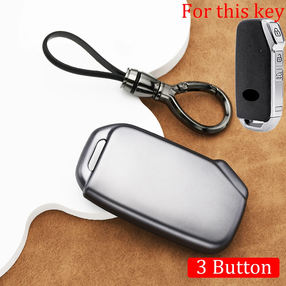 Gun Grey TPU Car Key Protector Cover