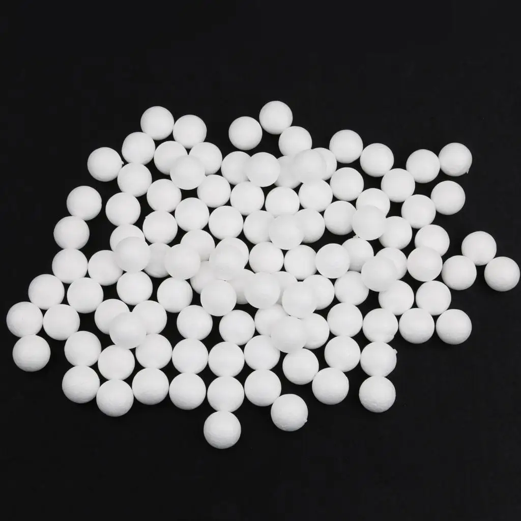 Polystyrene Foam Craft Balls Smooth White Spheres for Sculpting Foam DIY Projects and Home Decor