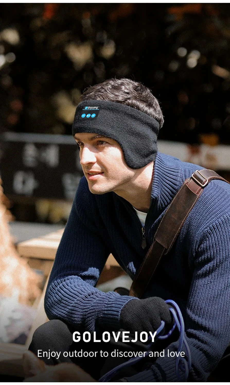 Cuffie bluetooth con paraorecchie invernali morbide e calde_voghion.com