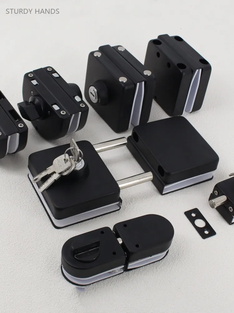 Serratura Per Porta Vetro - Acciaio Inox, Per Vetro 10-12 Mm, Doppio Accesso Con Chiave, Scorrevole - Foto 7