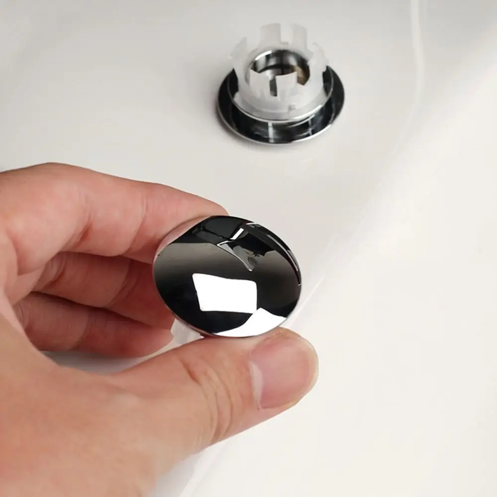 Wash Basin Round double layer Overflow Ring Plug Copper Sink Overflow Cover Trim Ring Hole Cap 4