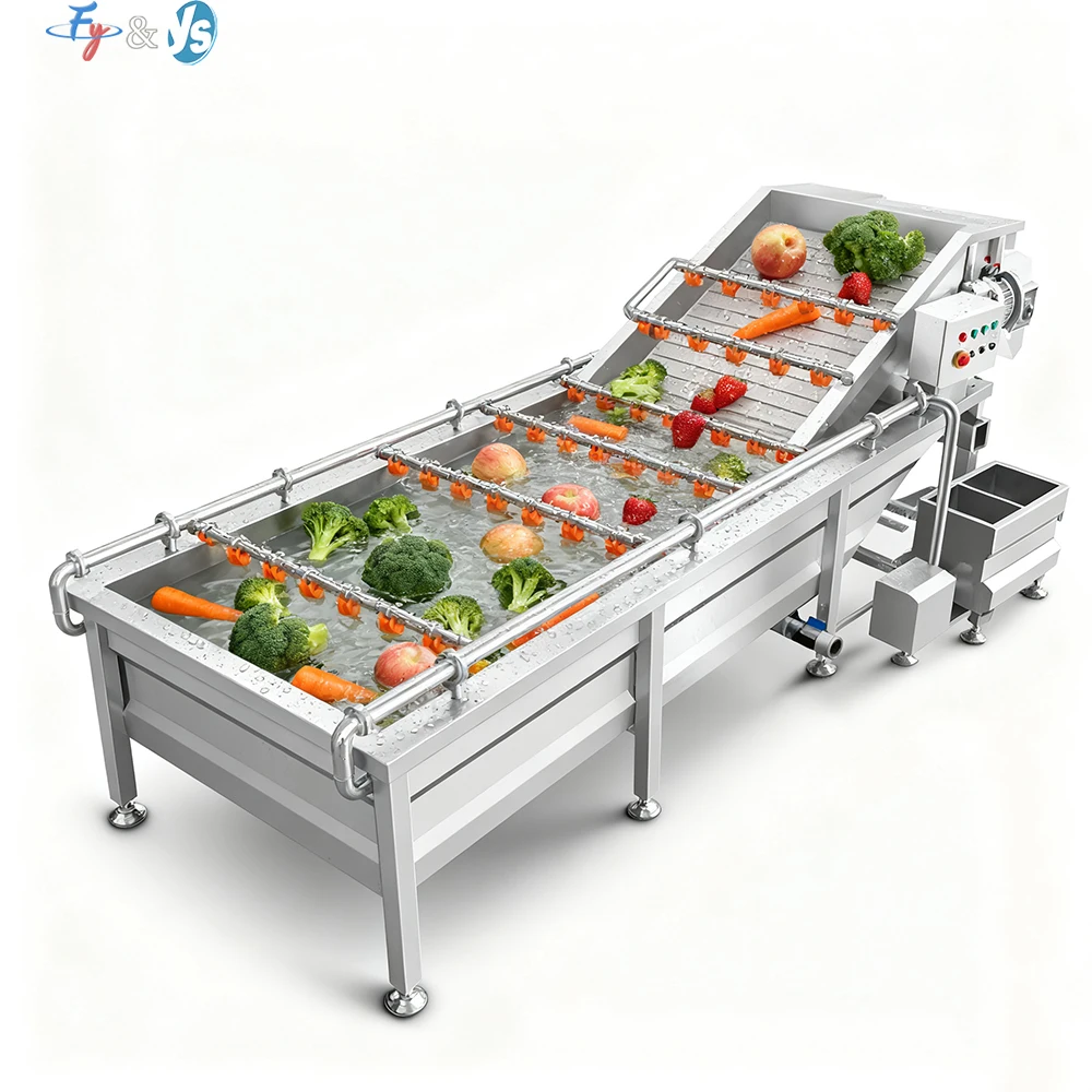 High Pressure Air Bubble Vegetable Tomatoes Carrot AutWasher Fruit ...