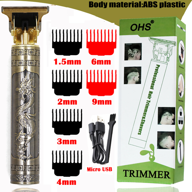 Trimmer Barber Hair Clipper Cordless Hair Cutting Machine Beard Trimmer Shaving Machine Wireless Electric Razor Men Shaver