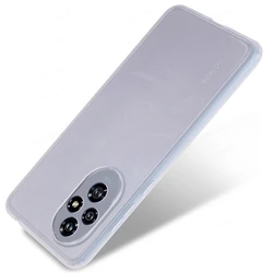 Ultra-Thin Soft Silicone Phone Case - TPU Smart Protective Cover for Honor 200 Smart (Transparent White)