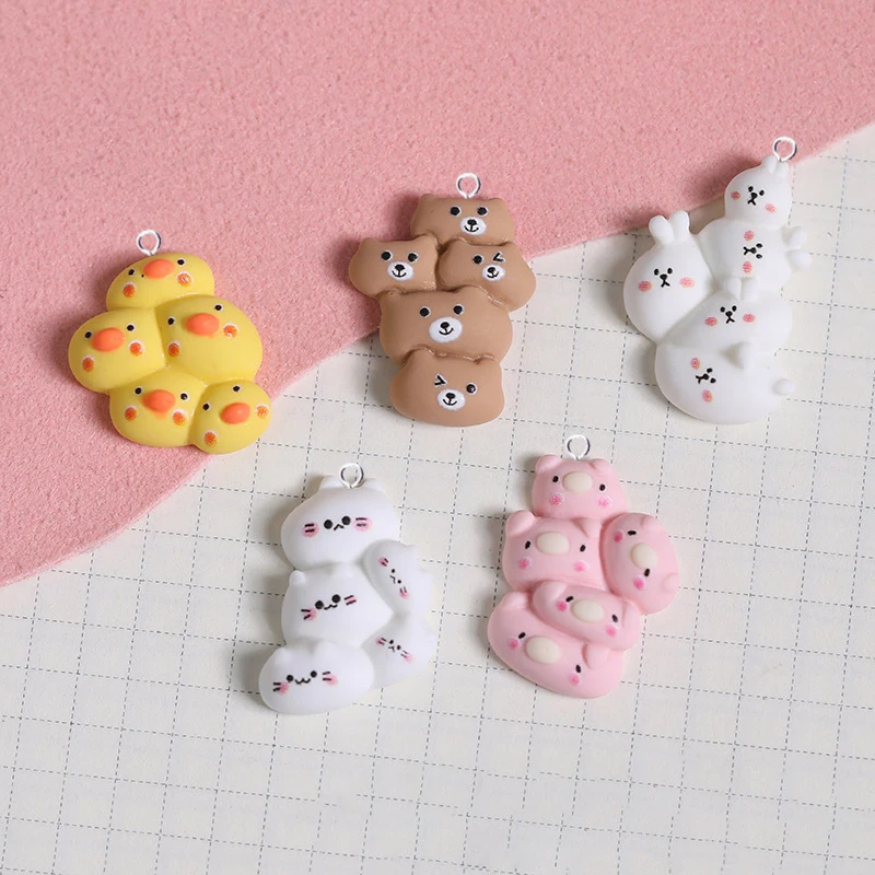 

10 шт., подвески в виде головы кошки