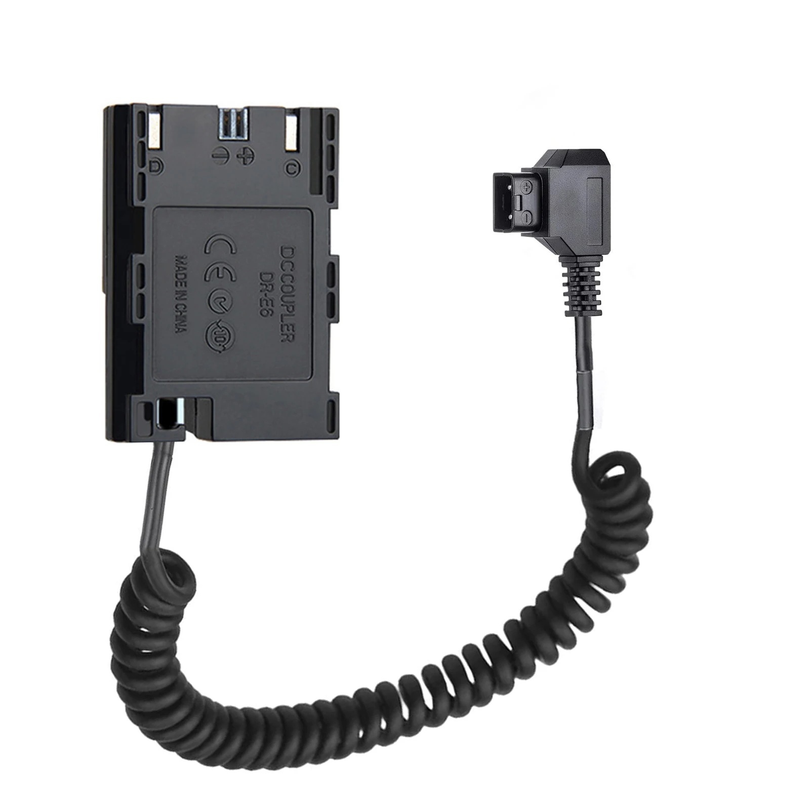 Lp-E6 Dr-E6 Batteria Fittizia A D-Tap Per Batteria Bp Con Montaggio A V, Per Canon Eos 5Ds, 5Dsr, 5D Mark Ii, 5D Mark Iii, 5D Mark Iv, 60D