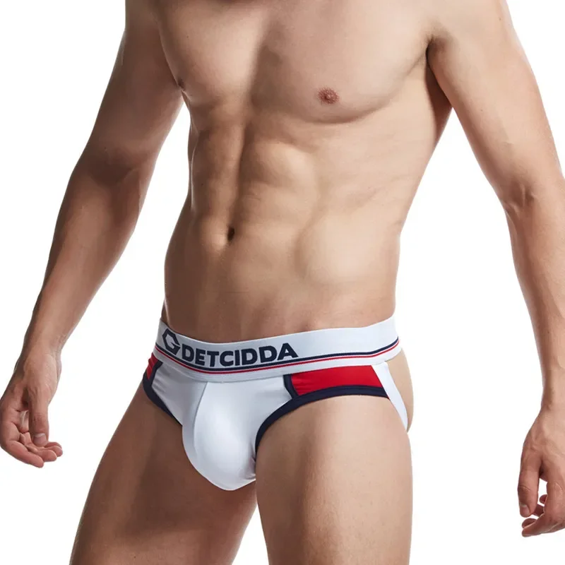 Sexy Mens Underwear Jockstraps Athletic Supporter Cotton Sexy Jocks Bikini G-strings Thong Cuecas Male Panties Briefs Gay Penis male underwear male lingerie