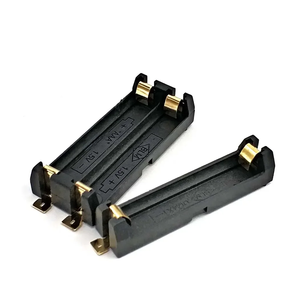 1/2 Slot AAA Battery Holder SMD SMT Battery Box with Bronze Pins DIY Lithium Spring Box battery holder battery box
