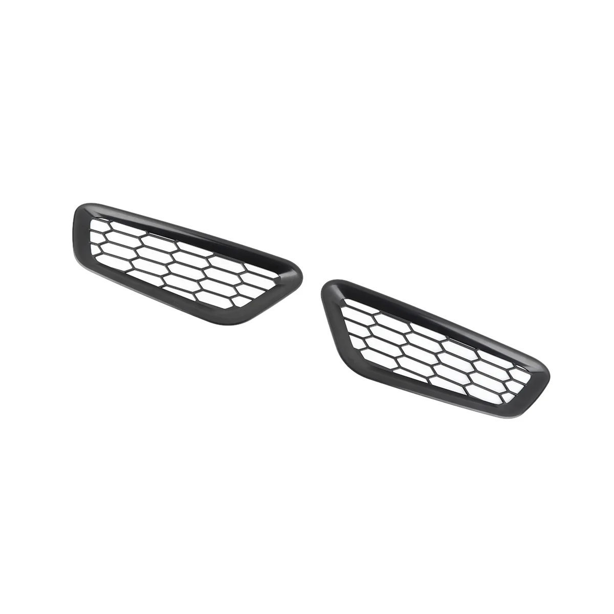 

Car Front Bumper Cover Decorate Trim Decal for Ford F150 F-150 2021 2022 Accessories ,ABS Black