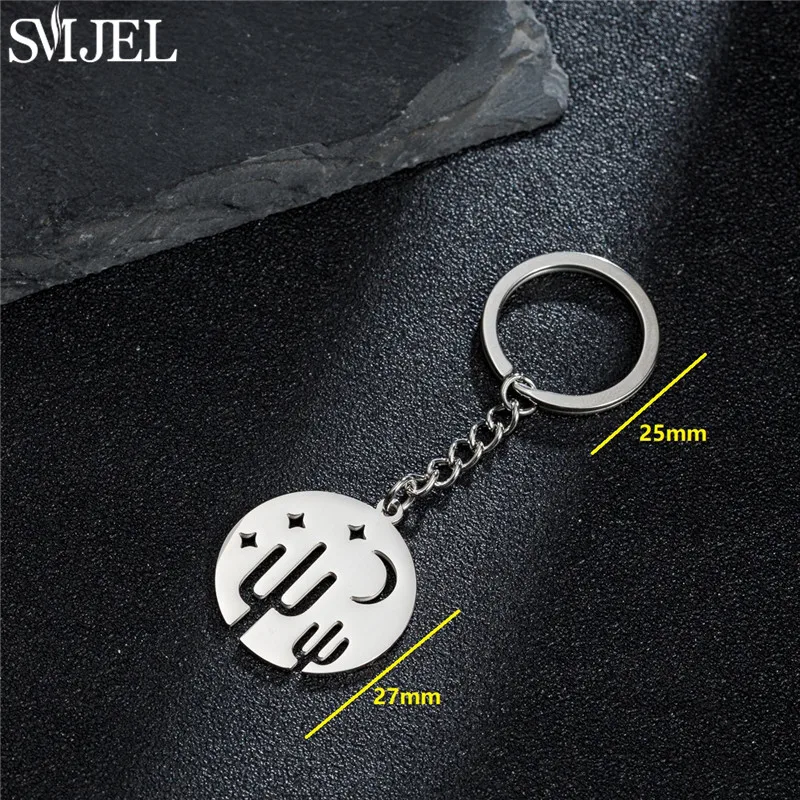 الفولاذ المقاوم للصدأ هندسية قلادة سلاسل المفاتيح...