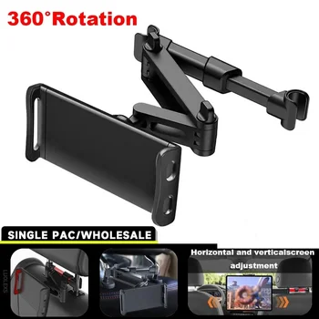 Car Tablet Holder Stretchable Arm Tablet Mount Headrest Stand For Kids For iPad Air For Car Backseat,Travel Road Trip Essentials