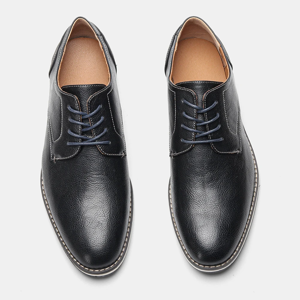 7-13 men casual shoes  fashion comfortable 2024 brand leather loafer men 5