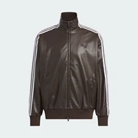 Veste en simili cuir rétro rayée décontractée pour hommes et femmes Adidas Clover authentique KQ5473 3