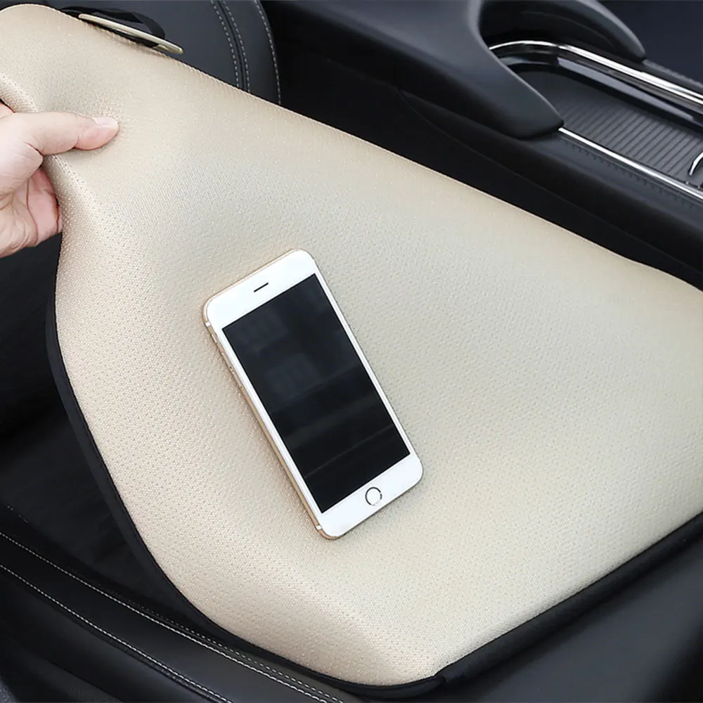 3PCS Car Seat Cover Protection Cushion For Fiat 500 500C 2012 500X 500L Abarth 695 Non-slip Pad Car Accessories Tools