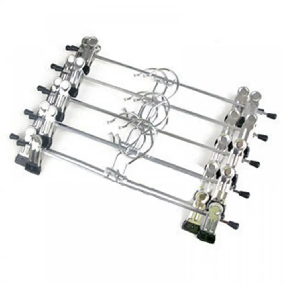 Stainless Steel Dress Hanger Pants Clip Clothes Racks Wardrobe Storage Organizer 10/20PCs clothes hanger trousers clip pants rack clothes rack coat organizer storage hanger storage hanger hook