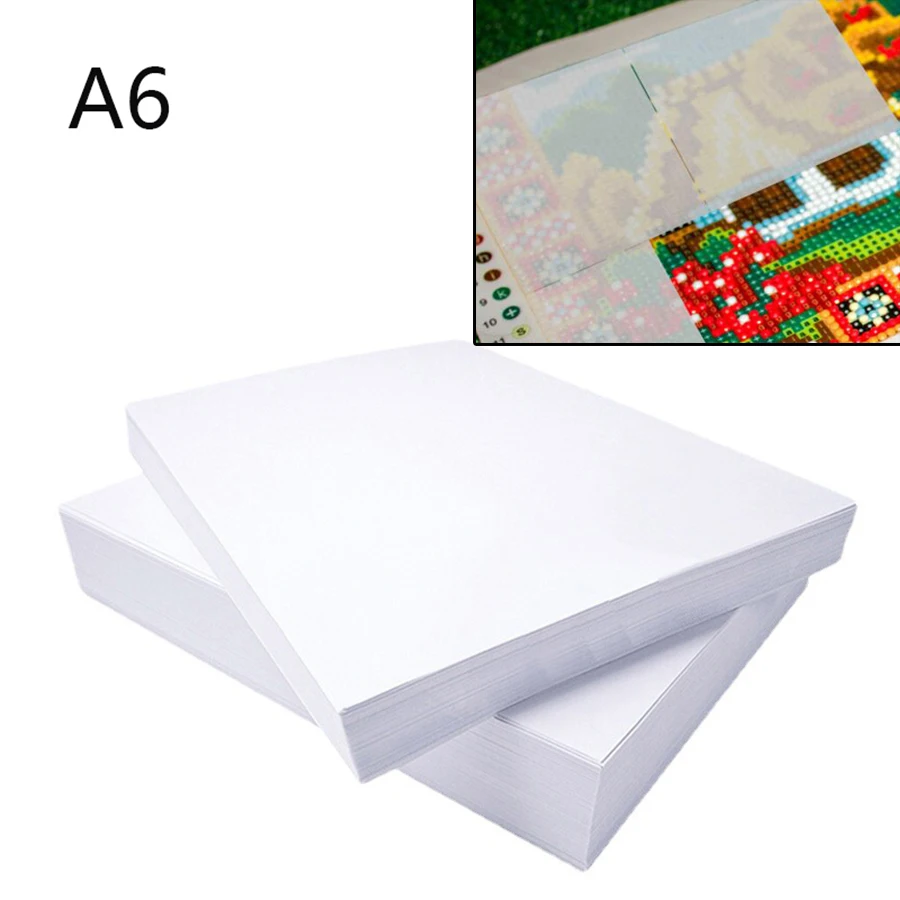 A6 105*148mm 5D DIY Diamond Painting Accessories Tool Release Paper  Double-Sided Non-Stick