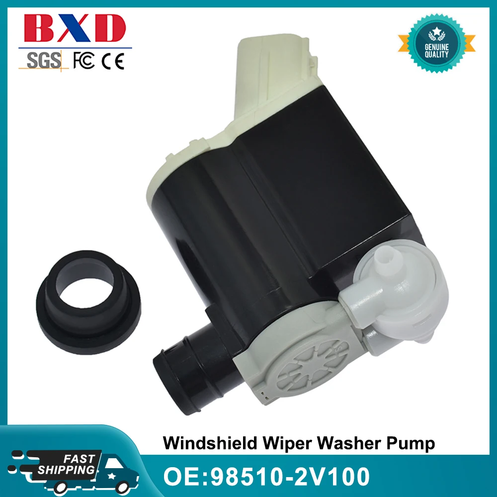 Cooling Water Pump 1/2PCS 98510-2V100 985102V100 Windshileld Wiper Washer Pump For Hyundai Accent Kia Santa Fe Veloster 2013-Accessories