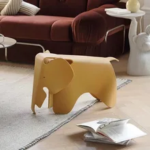 

Creative Children's Chair Home Plastic Cartoon Elephant Chairs Children Fashion Color Toy Stool Pouf Salon Meubles Pour Enfants