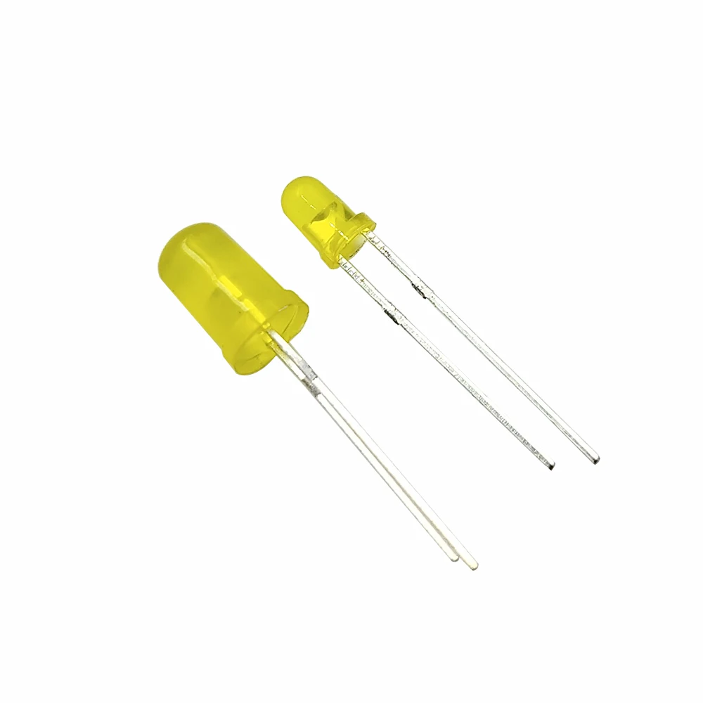Description Picture 6 of item100PCS F3/F5 LED Light Emitting Tube Color Bead Diode Pre wired Soldered Bulb/Red/Blue/Green/Orange/Yellow 5mm/3mm Lamp Cap