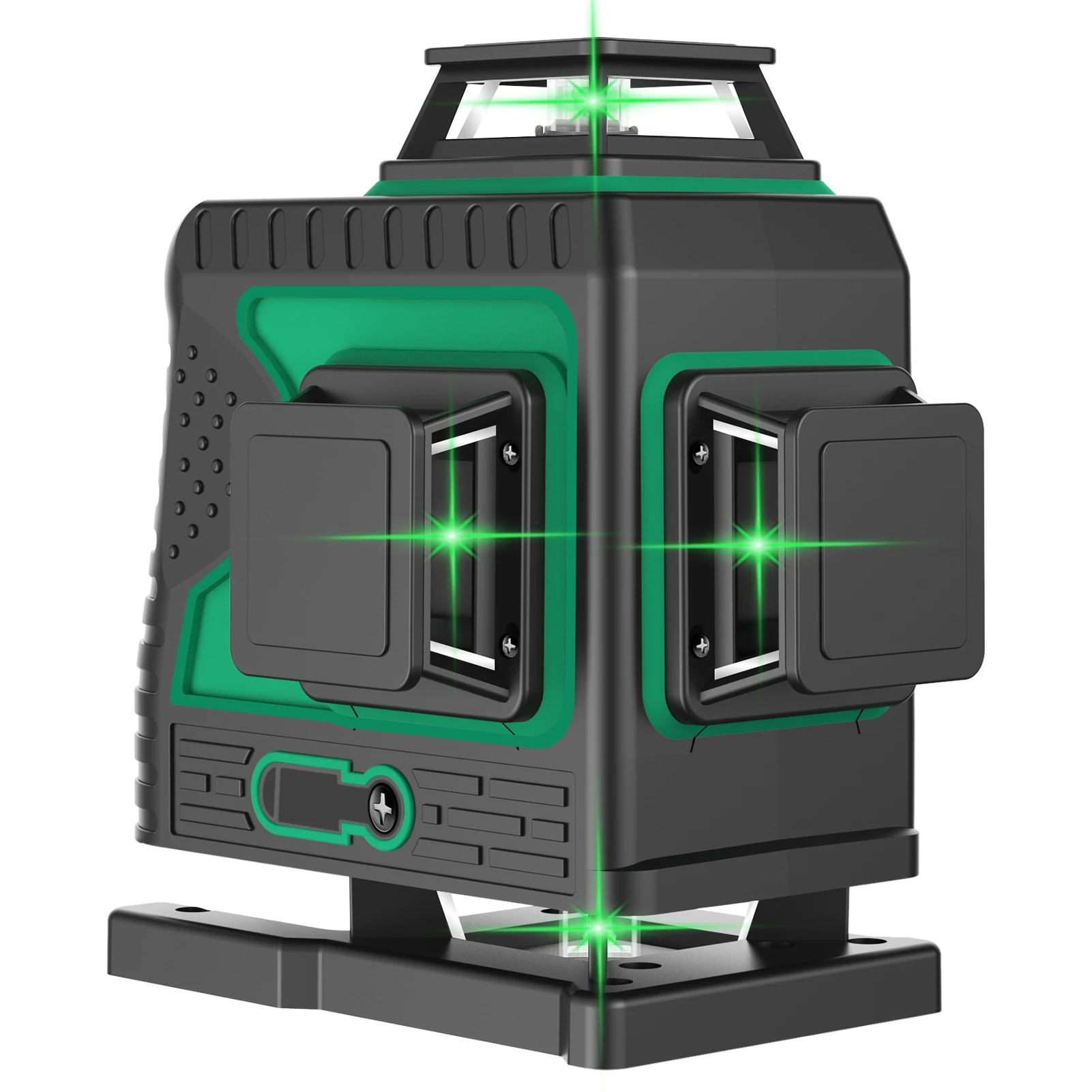 Laser Level 3D/4D laser level Green 12/16 lines Self-Leveling Vertical Cross Super Powerful Green 360 Horizontal Laser Level Professional