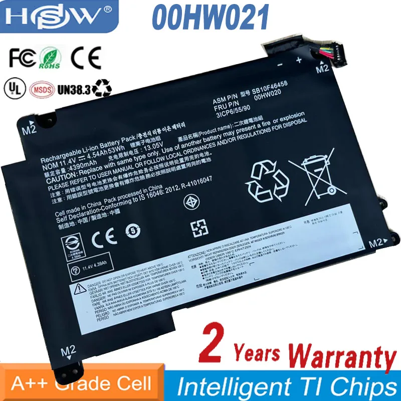 

Аккумулятор для ноутбука LENOVO ThinkPad P40 Yoga14 Yoga 11,4 SB10F46458, 460 В, 53Wh 00HW020 00HW021