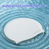 Silicone Waterproof Swimming Cap High Elastic Swim Cap for Women and Men 4