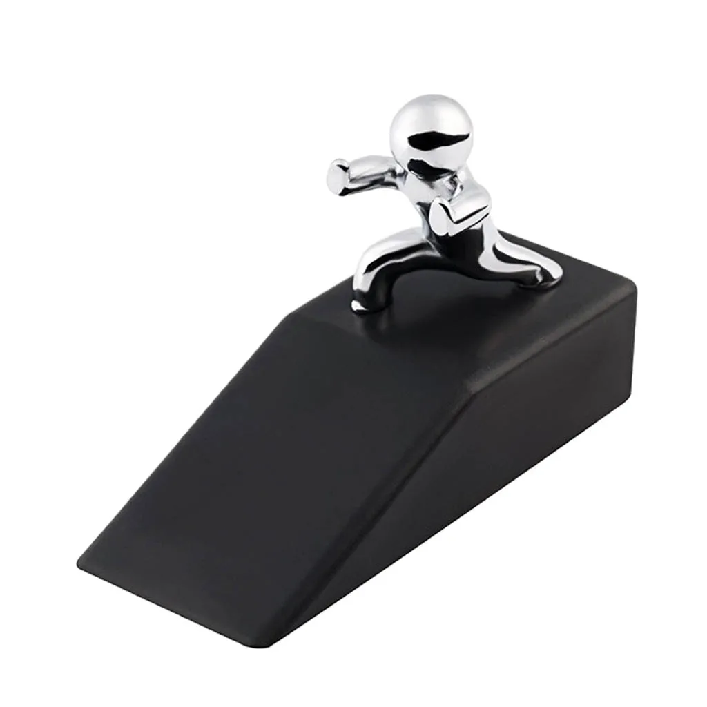 Cast Iron Door Stopper, Cute Little Man Door Stop Decorative People Doorstop Door Wedge Door Block, Stop Your Bedroom Home Door 6