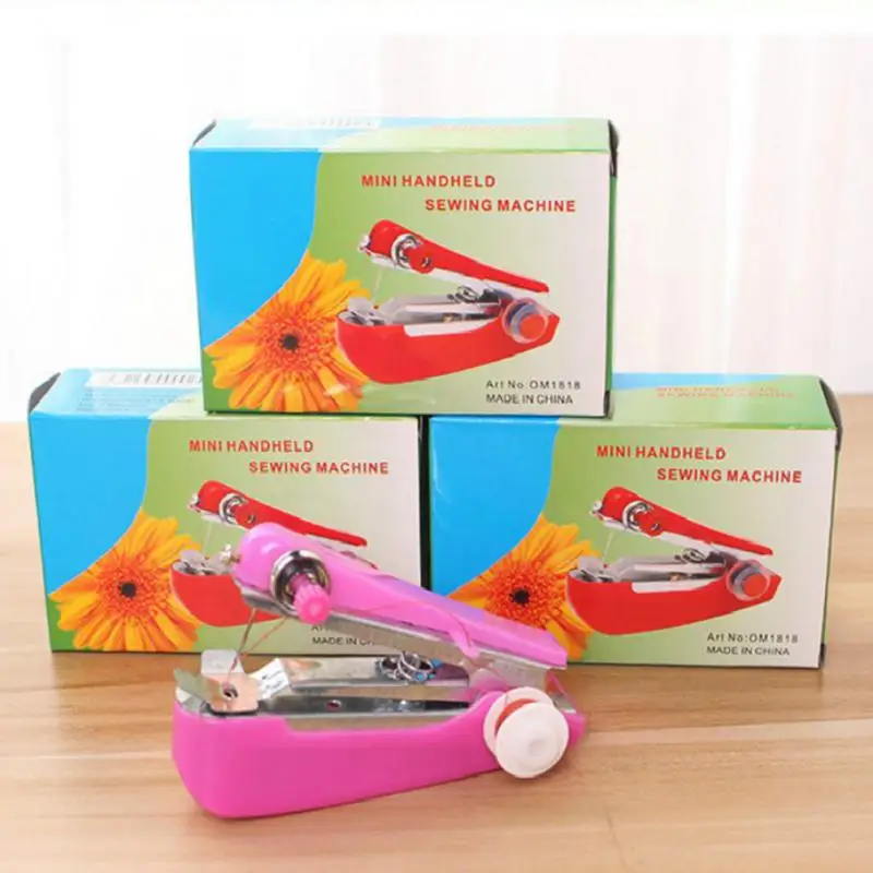 휴대용 가정용 미니 재봉틀 세트, 컬러 재봉틀, 수동 재봉틀, 특수 바늘 세트, 바느질 용품, ZXH