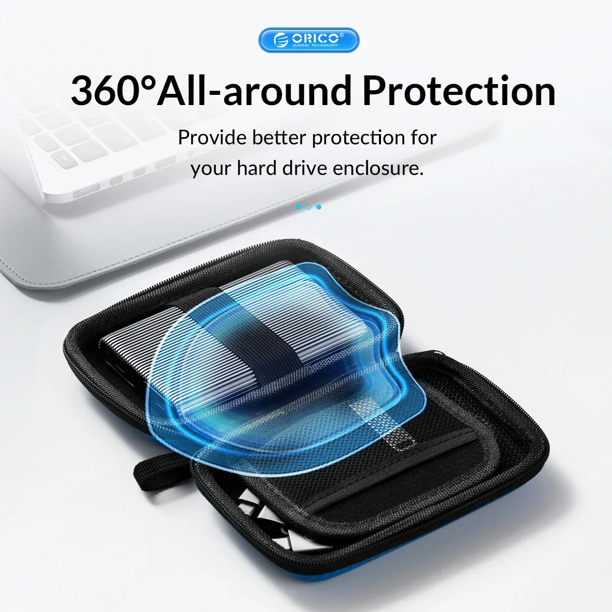 Portable Hard Drive Bag Hard Drive Case Electronic Accessories Case Digital Accessories Bag Electronics Travel Organizer ORICO 2.5" 3.5" Hard Disk Case Protection Bag for External HDD M.2 Case /Earphone/U Disk Large Capacity Colorful Storage Bags