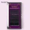 Magefy – extensions de cils individuels, 16 rangées, 10-15mm, dos foncé, mat, pour les professionnels, doux, naturel, Salon de beauté, en vrac
