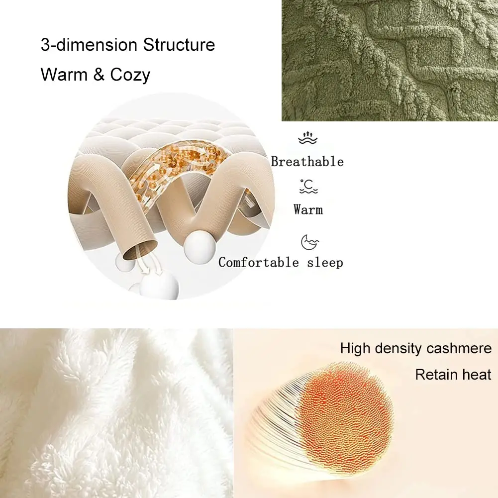 Winter Lambswool Fleece Blanket 4