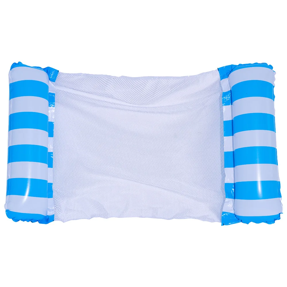 Letto galleggiante pieghevole portatile per piscina gonfiabile Poltrona lounge per feste in piscina, tempo libero in spiaggia