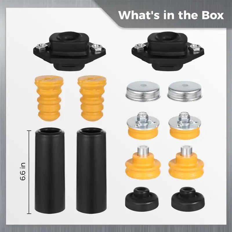 Rear Upper Lower Shock Mounts Rear Shock Absorbers Grommets Bump Stops Kit For E82 E88 E90 E92 128i/135i/323i/325xi/328i/328xi