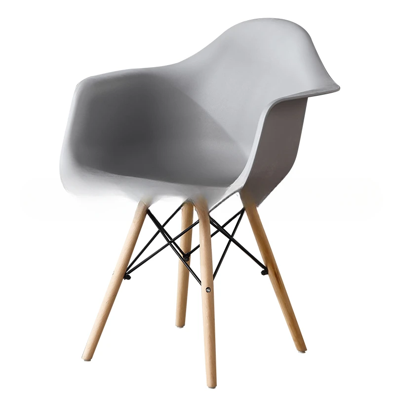 

Party Backrest Dining Chair Work Computer Originality Accents Dining Chair Plastic Handrail Muebles Hogar Kitchen Furniture