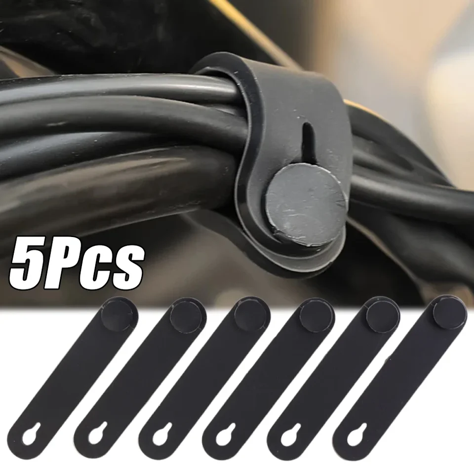 Attaches Caoutchouc Pour Moto - Lot De 10, 9,2 Cm - Pour Câbles, Lignes Frein/embrayage - Fixation élastique, Simple Et Solide