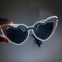 Glowing Bright Glasses Bride To Be LED Luminous Glasses Bachelorette Party Decor Light Sunglasses For Women Glasses Supplies