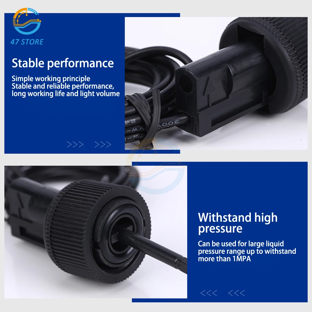 FS-11 Water Paddle Flow Switch Thread Connecting Flow Sensor 1L/min Flowmete for Heat Pump Water Heater Air Conditioner Durable